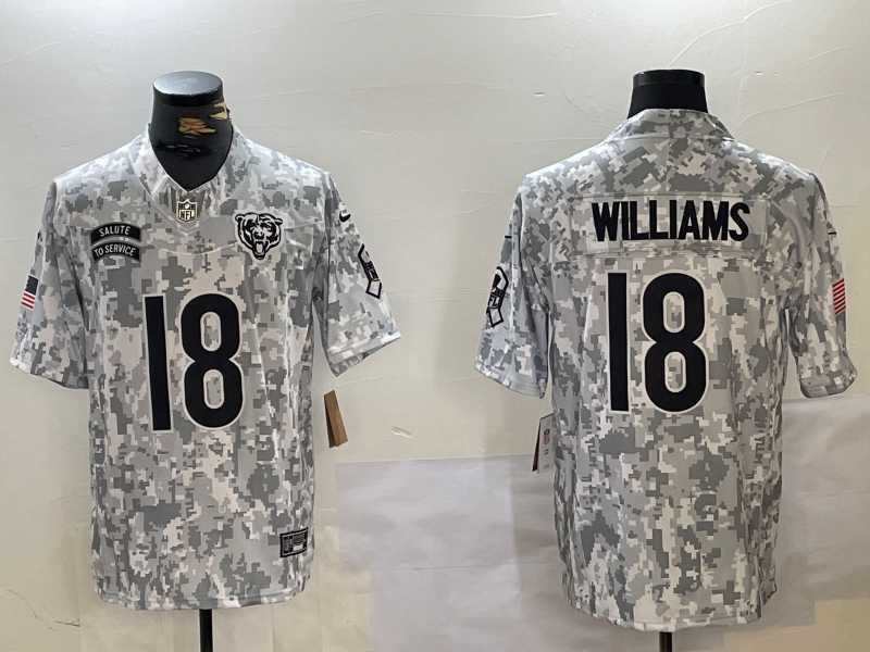 Men's Chicago Bears #18 Caleb Williams Arctic Camo 2024 FUSE Salute to Service Limited Stitched Jersey Dzhi,We sell and wholesale Men's Chicago Bears #18 Caleb Williams Arctic Camo 2024 FUSE Salute to Service Limited Stitched Jersey Dzhi on line form chian!